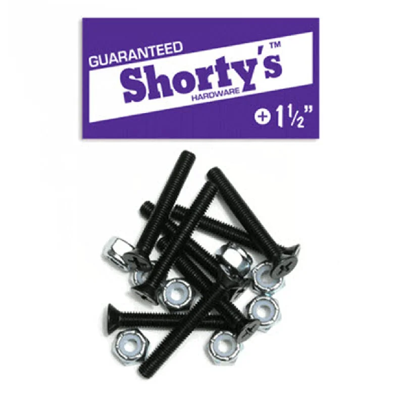 Heavy-Duty Performance Skateboard Hardware-Shorty's Hardware Phillips 1.5" Black