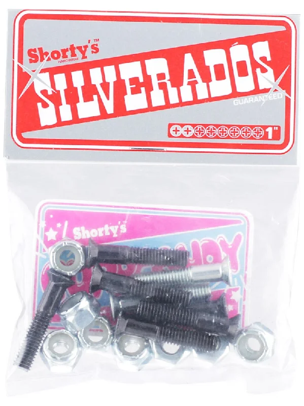 Elite Skateboard Hardware-Shorty's Silverados 1" Allen Skateboard Hardware