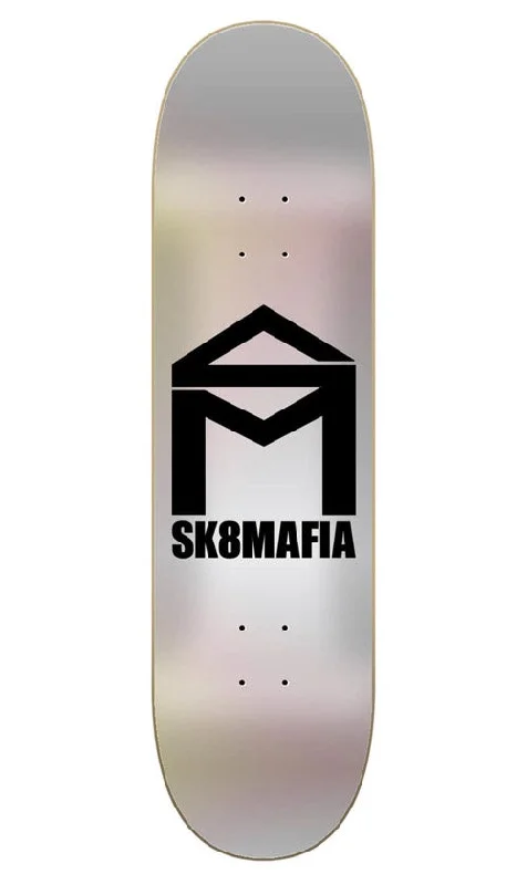 Skateboard Deck for Control-Sk8mafia House Logo Chrome Foil Deck 8.1in