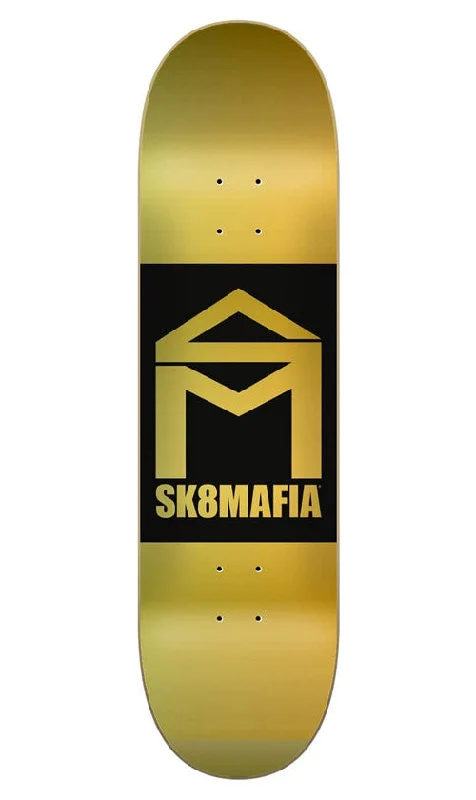 Skateboard Deck for Vert Skating-Sk8mafia House Logo Double Dipped Deck 8.0in