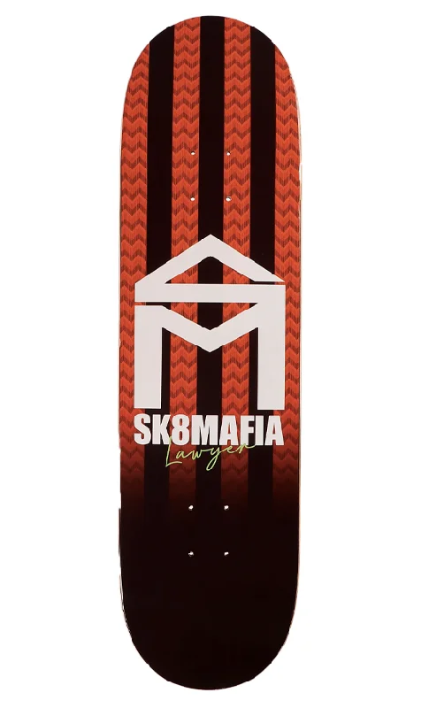 Skateboard Deck with Premium Grade Maple-Sk8mafia Lawyer House Stripe Deck 8.5in