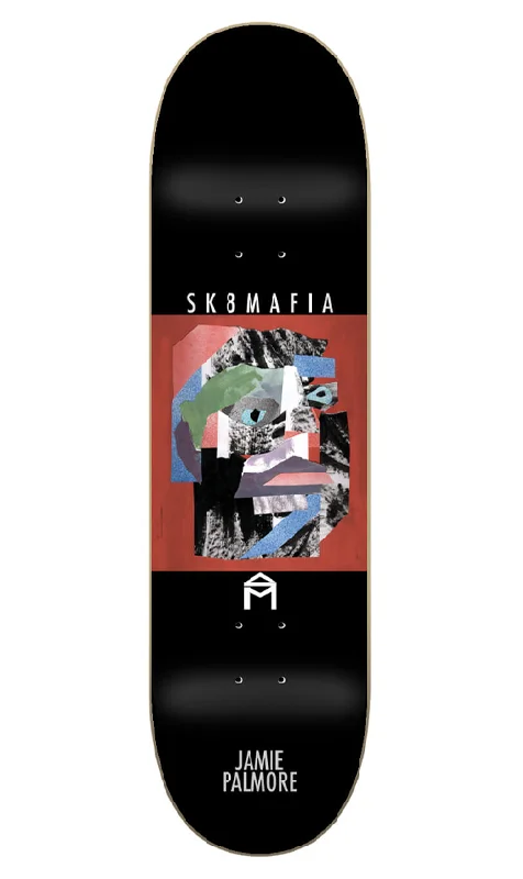 Skateboard Deck with Seamless Finish-Sk8mafia Jamie Palmore Stone Deck 8.3in