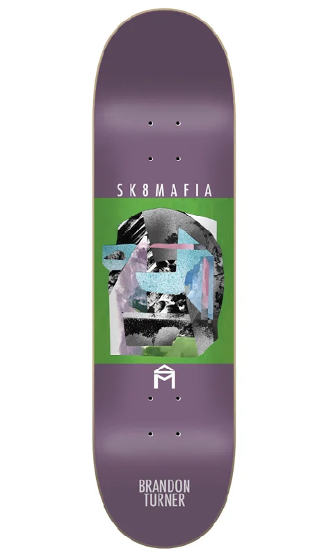 Skateboard Deck for Thrill Seekers-Sk8mafia Brandon Turner Stone Deck 8.25in