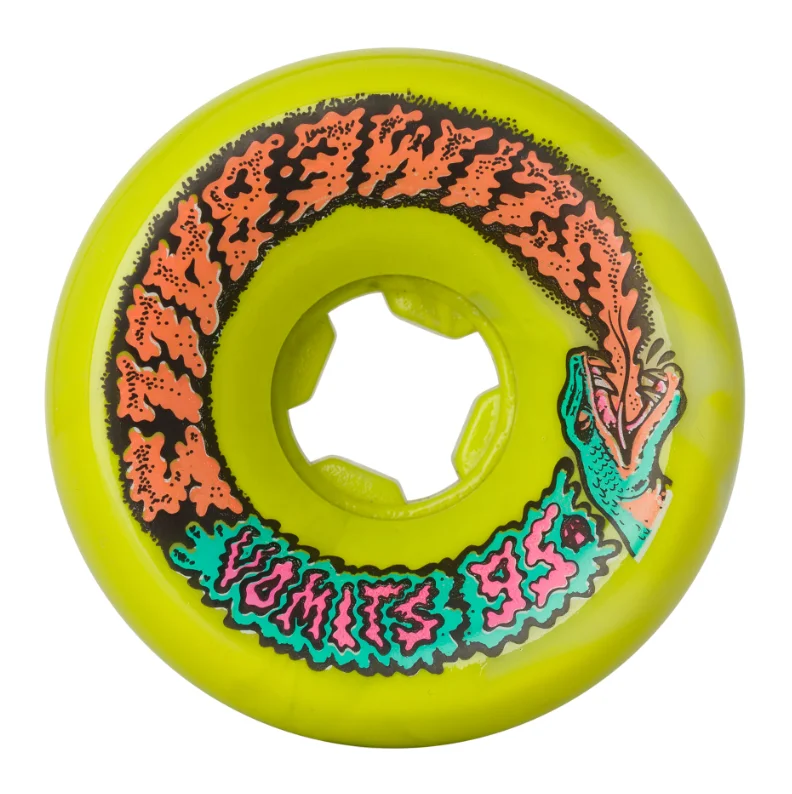 Skateboard Wheels with Premium Urethane-Slime Balls 60mm Snake Vomits 95a Wheels