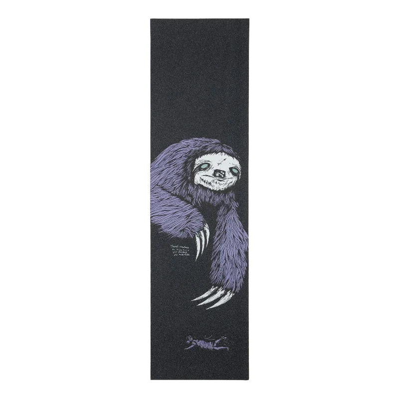 Skateboard Grip Tape with Heat-Transfer Prints-Sloth Grip Tape - Black