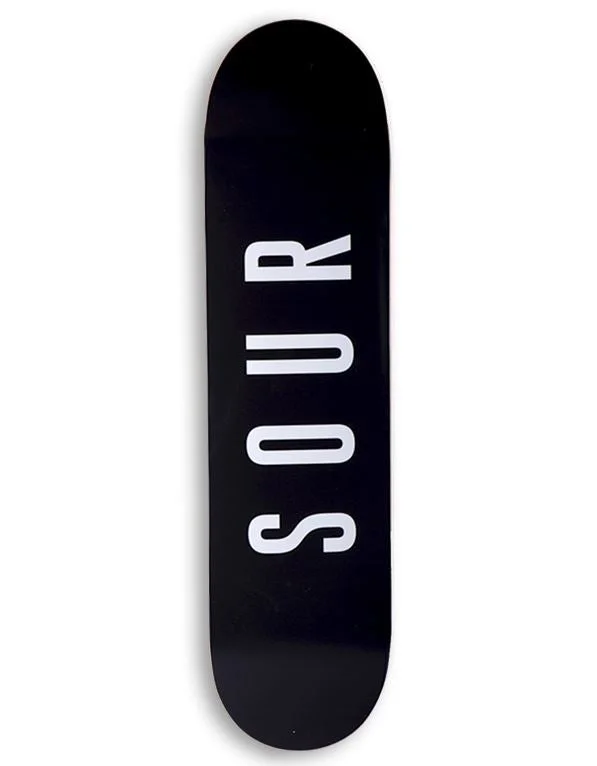 Skateboard Deck for Fun & Entertainment-Sour Solution Army Black  Skateboard Deck - 8.0"