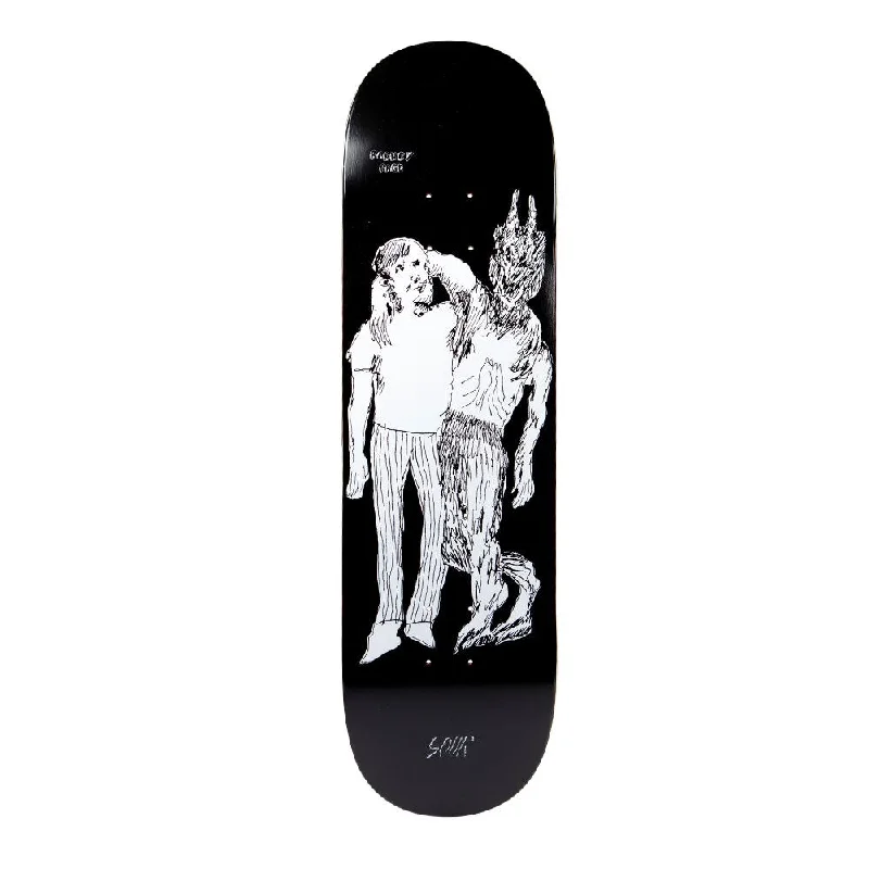 Skateboard Deck for Multi-Use Applications-Sour Solution Barney 'Night Friend' Skateboard Deck - 8.25"