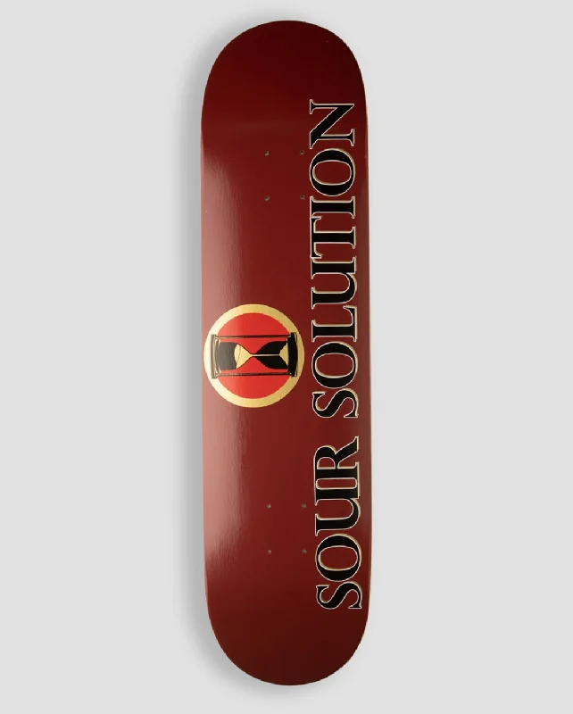 Skateboard Deck for Pro-Level Skaters-Sour Sourcardi Blood Red  Skateboard Deck - 7.875"