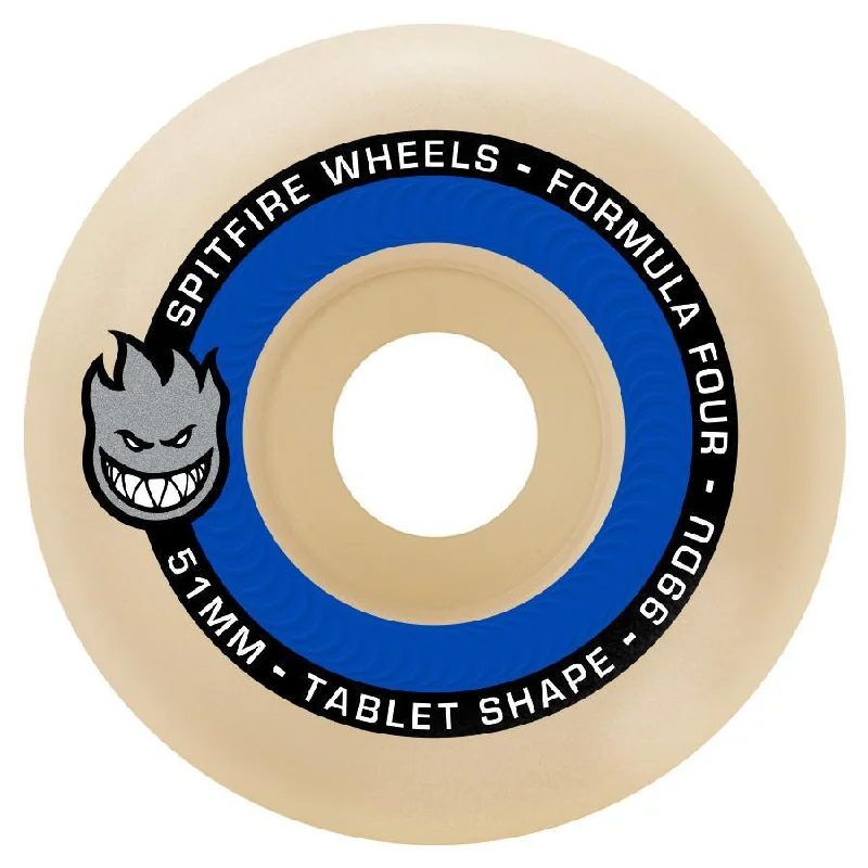 Skateboard Wheels for Street Skating-Spitfire Formula Four 99a Tablet Wheels