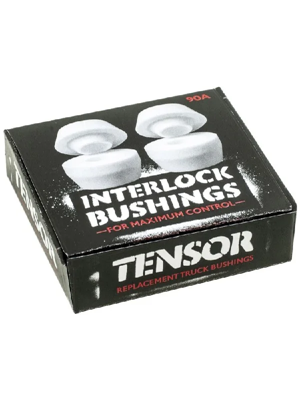 Essential Parts Skateboard Hardware-Tensor Interlock Bushings 90a White