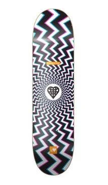 Skateboard Deck for Tight Turns-The Heart Supply HS - Heimana Illusion Skateboard Deck Multi 8.25''