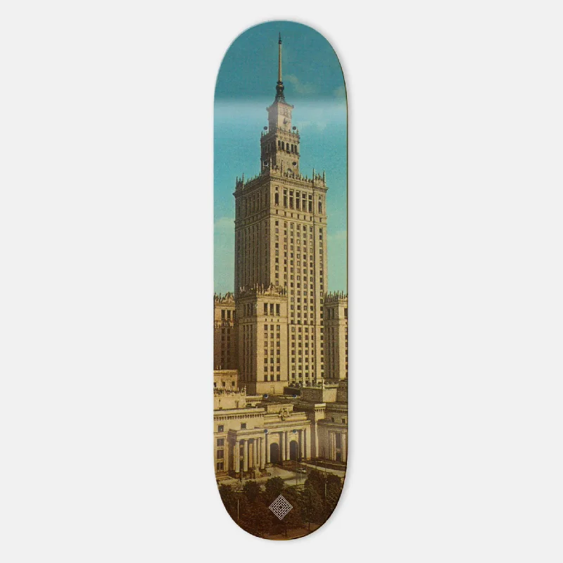 Kids' Skateboard Deck-The National Skateboard Co. - 8.0" Michal Warszawa Postcard Skateboard Deck (Medium Concave)