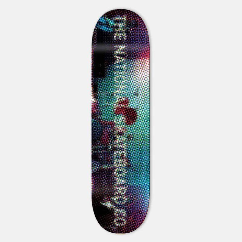 Skateboard Deck with Double Kicktail-The National Skateboard Co. - 8.125" Pompeii Halftone Skateboard Deck (Square Shape)