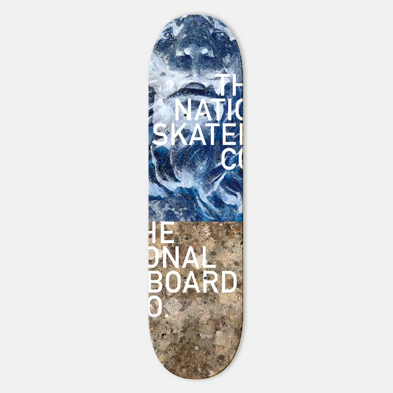 Skateboard Deck for Long-Lasting Performance-The National Skateboard Co. - 8.25" Team Panthera Skateboard Deck (High Concave)