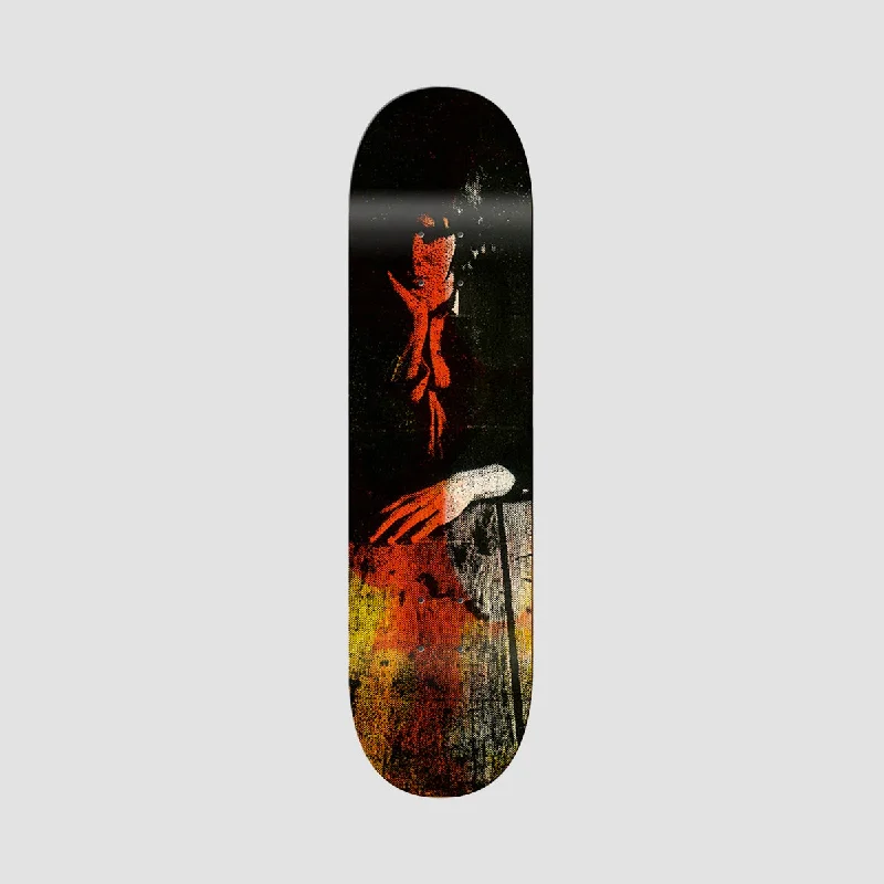 Skateboard Deck with Fiberglass-The National Skateboard Co River Man 2 Square Concave Skateboard Deck - 8.5"