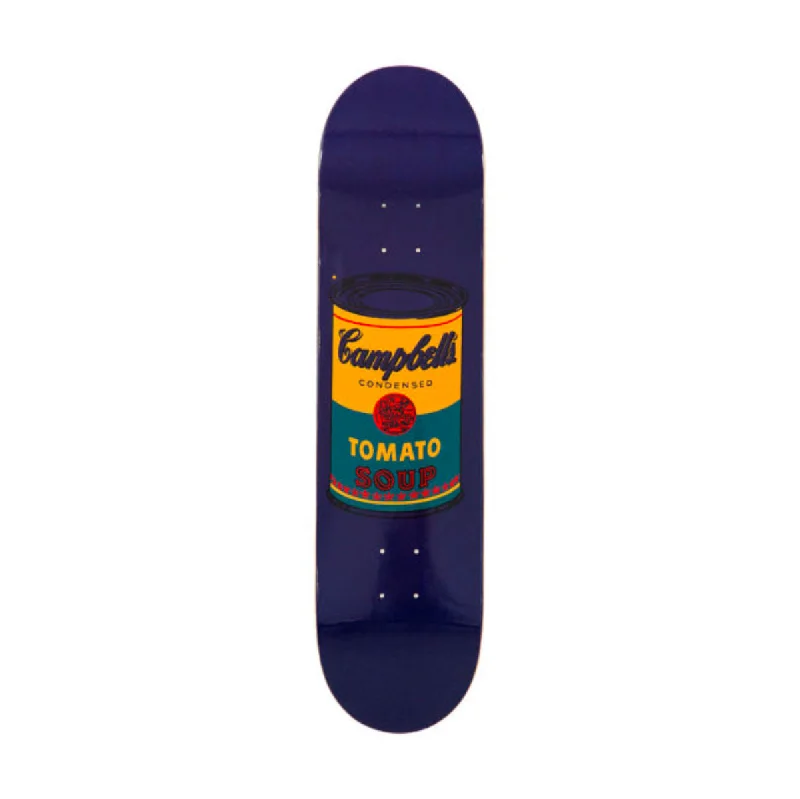 Skateboard for Competitive Skaters-Andy Warhol The Skateroom Skateboard , Andy Warhol Colored Campbell's Soup teal