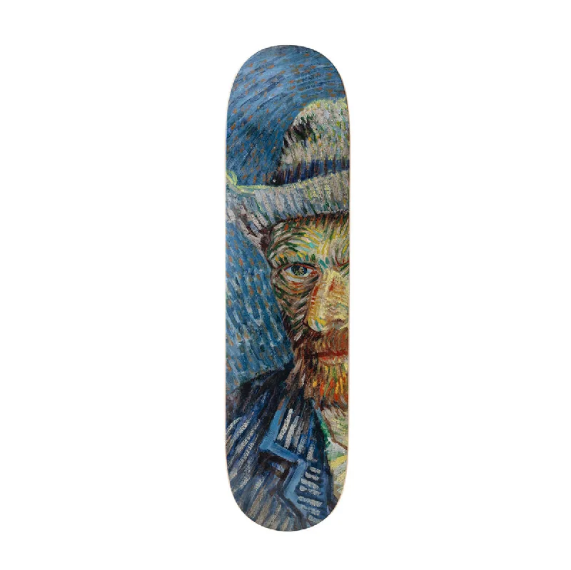 Skateboard for Pro Riders-The Skateroom skateboard, Vincent Van Gogh Self-Portrait With Grey Felt Hay Solo