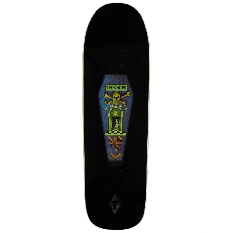 Skateboard Deck with Anti-Slip Surface-Theories Special Coffin Shaped Skateboard Deck - 9.25"