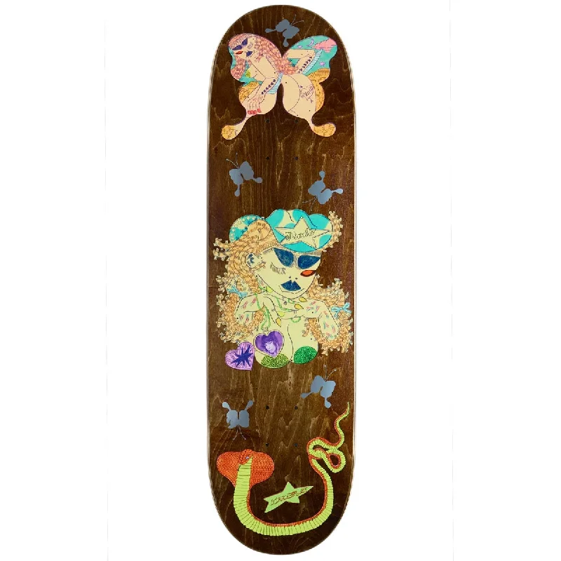 Skateboard Deck with Matte Surface-There Marbie Crush On Marbie Skateboard Deck - 8.50"