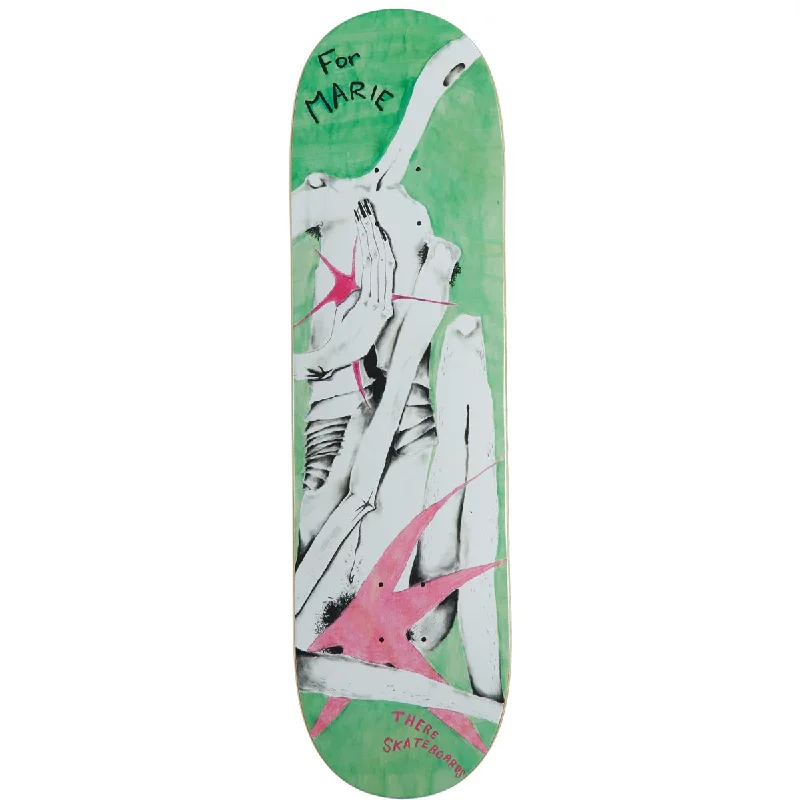 Skateboard Deck with Reinforced Nose & Tail-There Marbie For Marie Tf Skateboard Deck - 8.38"