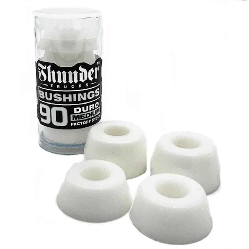 Shockproof And Durable Skateboard Hardware-Thunder Premium Bushings 90A White