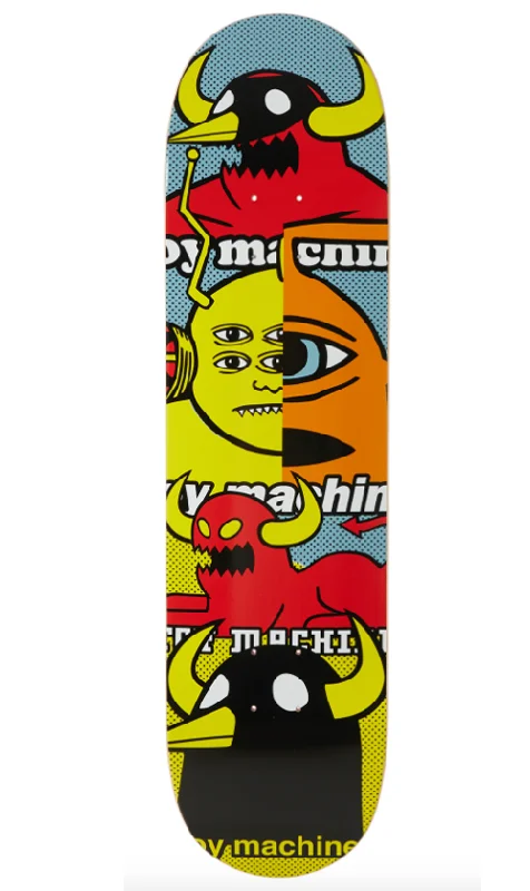 Skateboard Deck with Shallow Concave-Toy Machine Chopped Up II Deck 8.1in