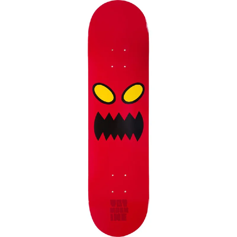 Skateboard Deck for Long-Distance Riding-Toy Machine Monster Face 8.0" Red Skateboard Deck