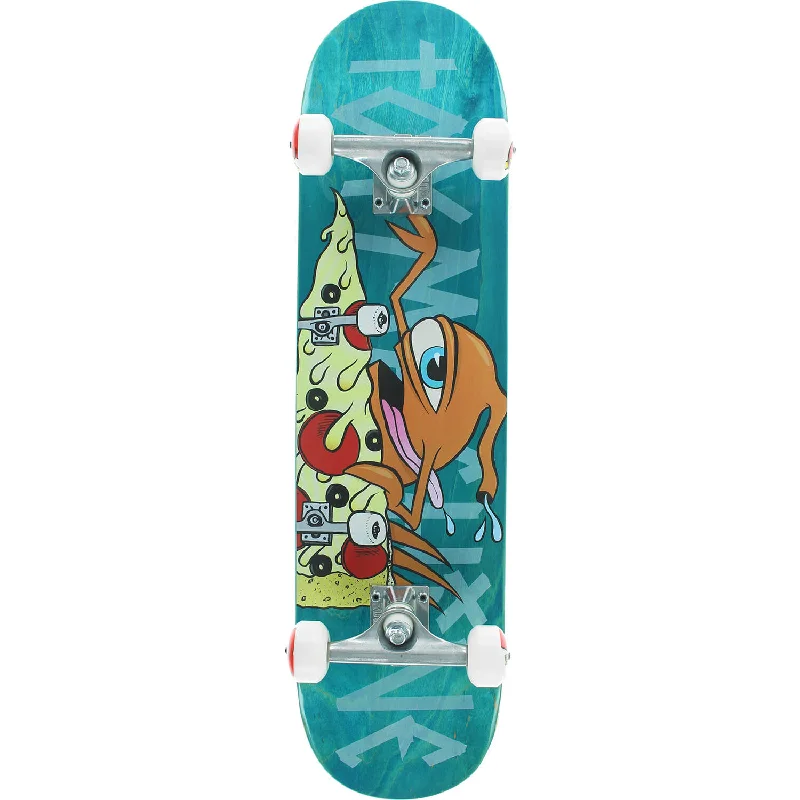 Skateboard with Ergonomic Design-Toy Machine Pizza Shredder Sect Complete Skateboard - 7.75"