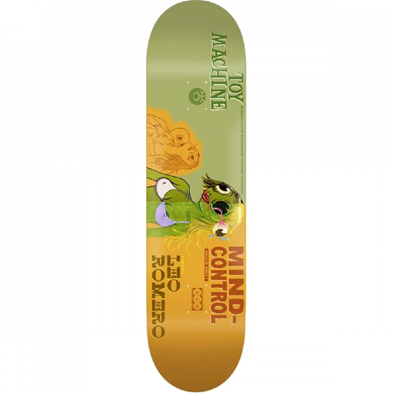 Skateboard Deck for High-Impact Jumps-Toy Machine Romero Mind Control 8.0" Skateboard Deck