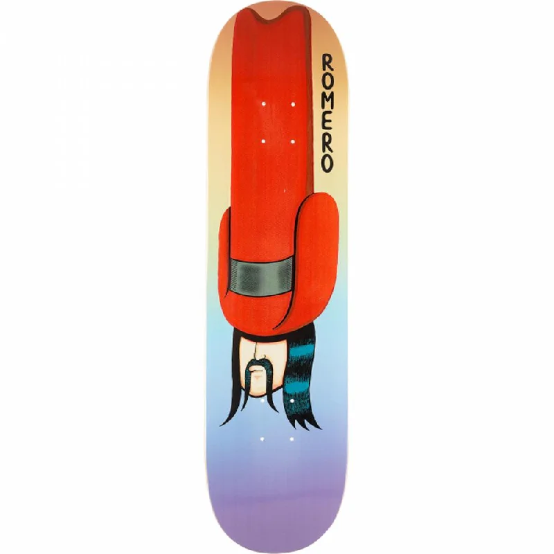 Skateboard Deck with Improved Control-Toy Machine Romero Tall Hat 8.0" Skateboard Deck