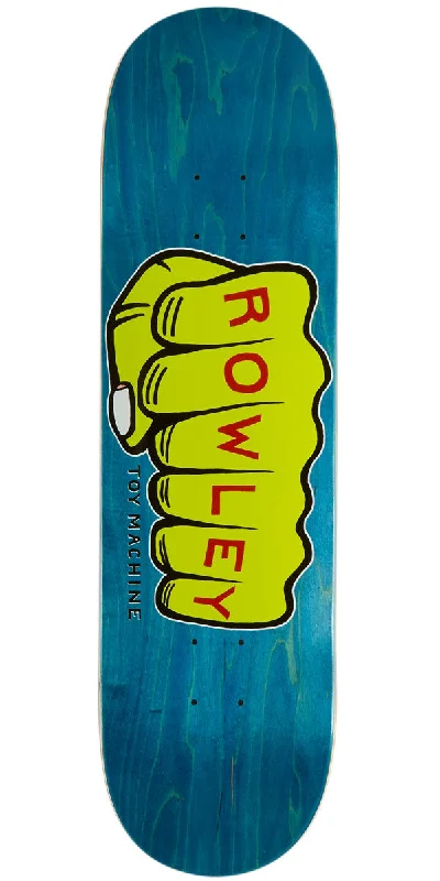 Skateboard Deck with Kicktail-Toy Machine Rowley Fist Skateboard Deck - 8.50"