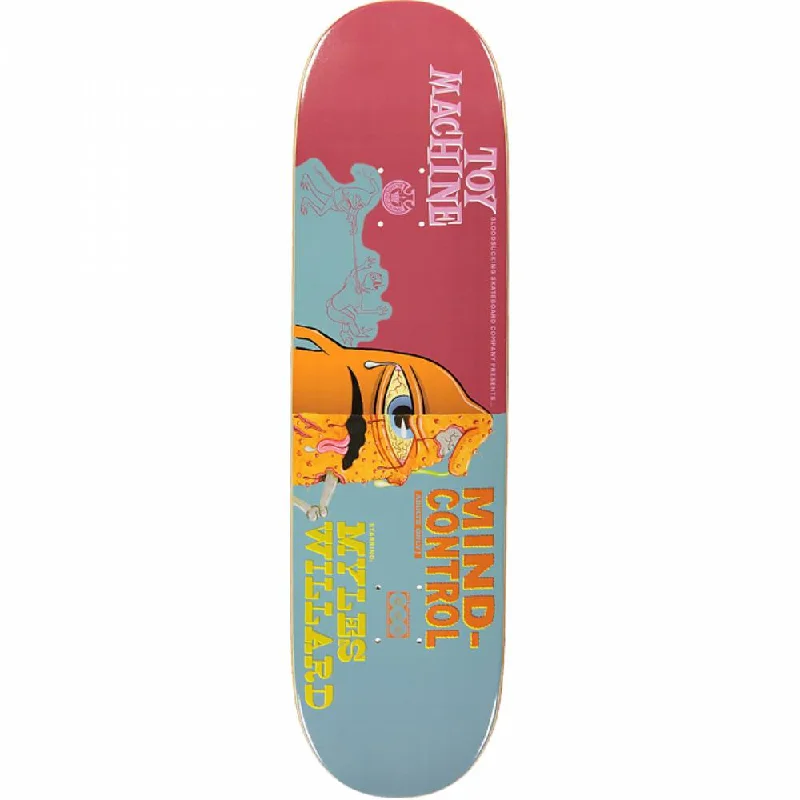 Skateboard Deck with Premium Grade Maple-Toy Machine Willard Mind Control 8.5" Skateboard Deck