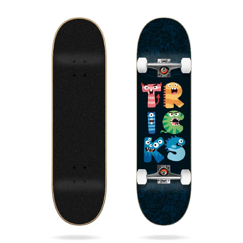 Skateboard for Intermediate Skaters-Tricks Monsters Complete Skateboard - 7.25"