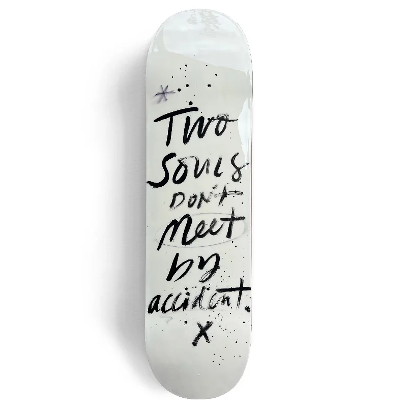 Skateboard with Hard Wheels-TWO SOULS SKATEBOARD