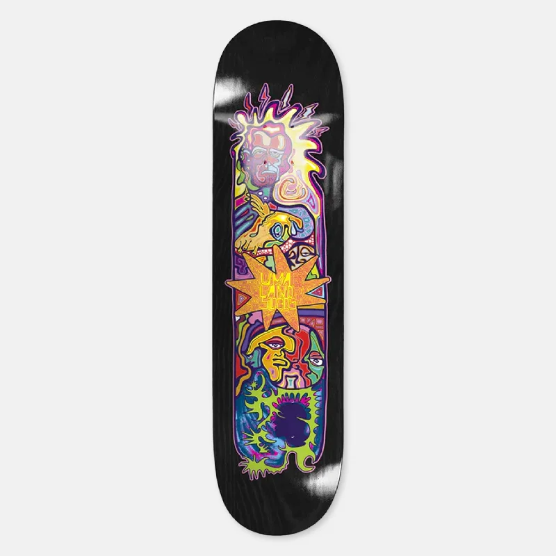 Skateboard Deck for Extreme Trick Riding-Uma Landsleds - 8.0" Streams Skateboard Deck