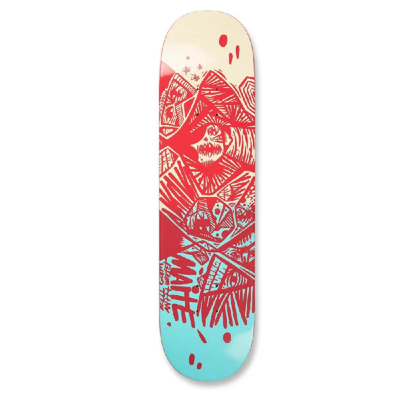 Skateboard Deck with Expert-Level Design-Uma Right Said Mait Red 8.1''Skateboard Deck