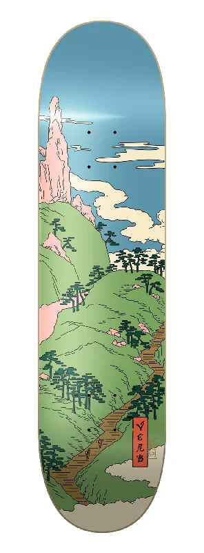 Skateboard Deck with Multi-Layered Core-Verb Adam Hill Landscape  Artist Skateboard Deck Multi 8"