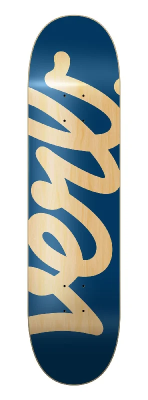 Skateboard Deck for Action Sports Lovers-Verb Xl Script Logo Skateboard Deck Navy 8"