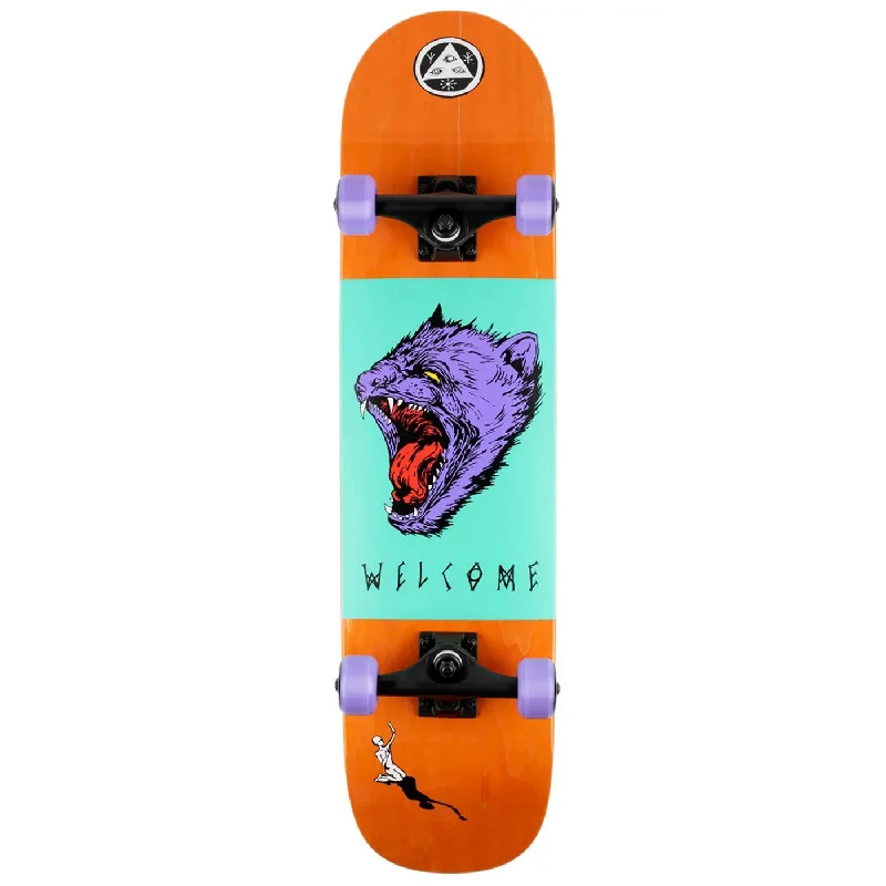 Skateboard with Flexible Deck-Welcome Skateboards Tasmanian Angel Complete Skateboard - 7.75"