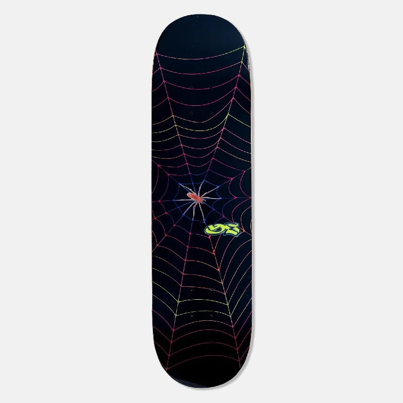 Skateboard Deck with Heavy-Duty Material-Yardsale - 8.375" Spider Web Skateboard Deck (Black)