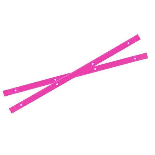 Skateboard Rails With Reinforced Edges-Yocaher Board Rails Neon Pink