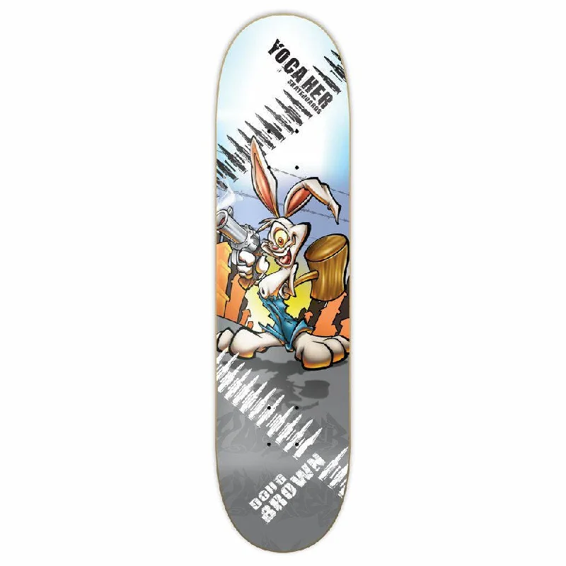 Skateboard Deck with Artistic Customization-Yocaher Graphic Skateboard Deck  - Radical Rabbit