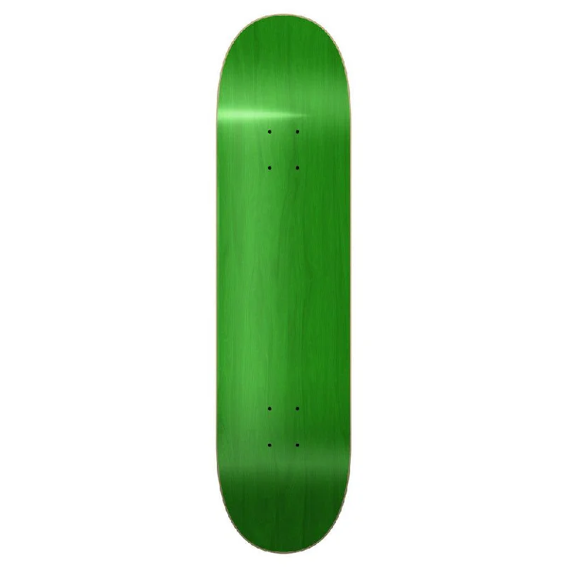 Skateboard Deck with Soft Flex-Yocaher Pro Blank Skateboard Deck - Stained Green