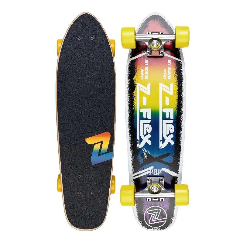 Skateboard with Wide Deck-Z-Flex Cruiser 27" - POP Dawn