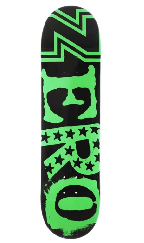 Skateboard Deck for Long-Distance Riding-Zero Legacy Ransom Deck Green 8.25in