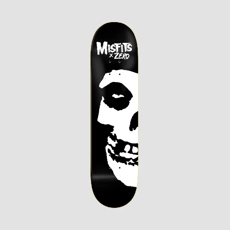 Skateboard Deck with Matte Surface-Zero Misfits Fiend Skull Left Skateboard Deck - 8"