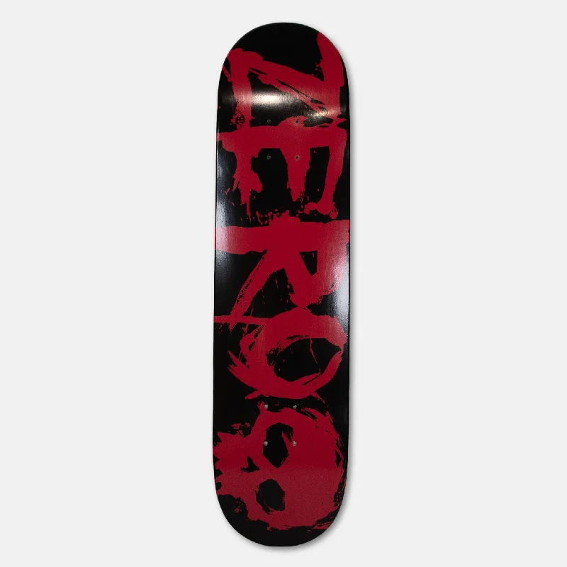 Skateboard Deck with Extra Reinforcement-Zero Skateboards - 7.75" Blood Skateboard Deck - Black / Red