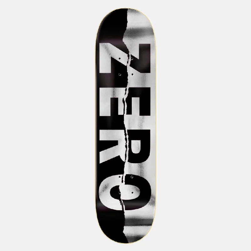 Skateboard Deck for Competitive Riders-Zero Skateboards - 8.5" Ripped Army Skateboard Deck - Black / Foil