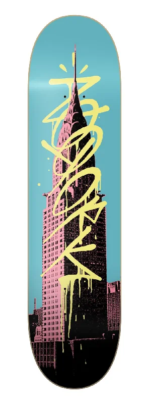 Skateboard Deck with Geometric Designs-Zoo York Chrysler Tag Pop Skateboard Deck Mutli 8.25"