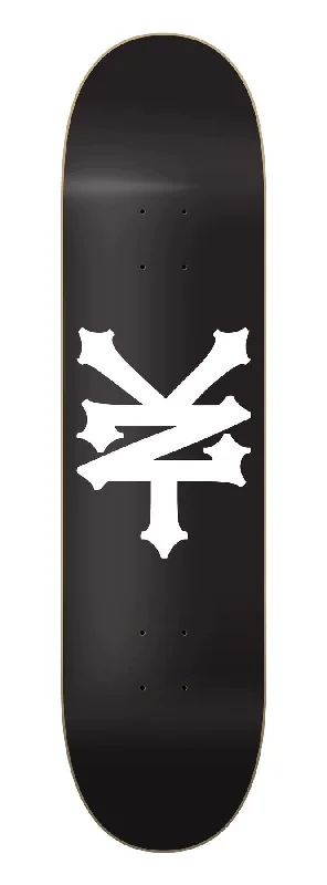 Skateboard Deck with Iconic Skate Brands-Zoo York OG 95 Crackerjack Deck Black/White Skateboard Deck - 8.0"